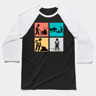 Construction Worker Baseball T-Shirt